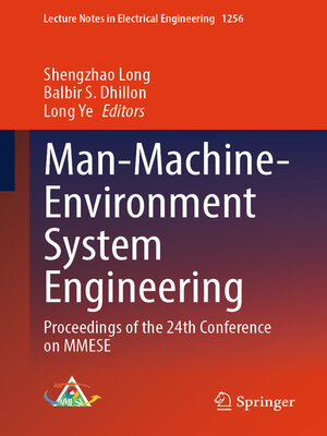 cover image of Man-Machine-Environment System Engineering